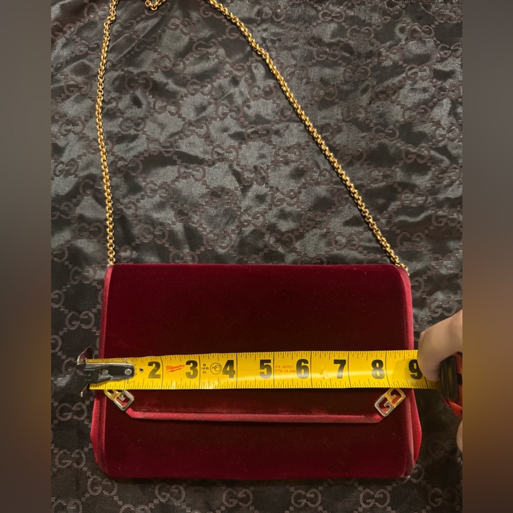 Vintage Gucci Rare Velvet Handbag - Picture 3 of 14